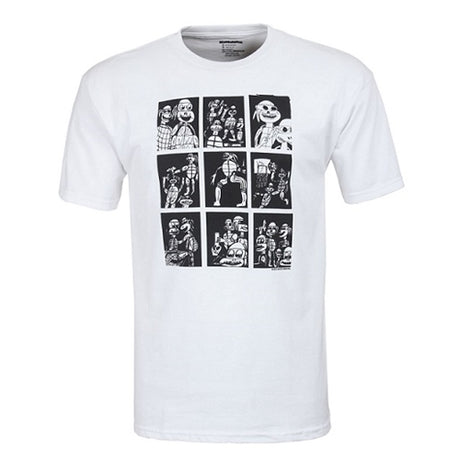 Skate Mental Joes Turtles Tshirt White