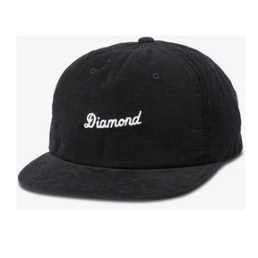 Diamond City Script Snapback Hat Black