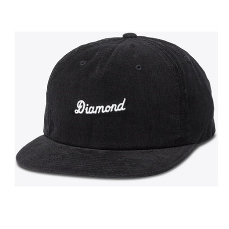 Diamond City Script Snapback Hat Black