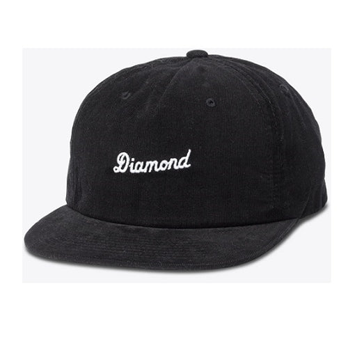 Diamond City Script Snapback Hat Black