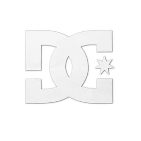 DC Logo DieCut Sticker White 3inch