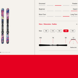 Nordica Unleashed Jr 70 Ski Combo Blue 138