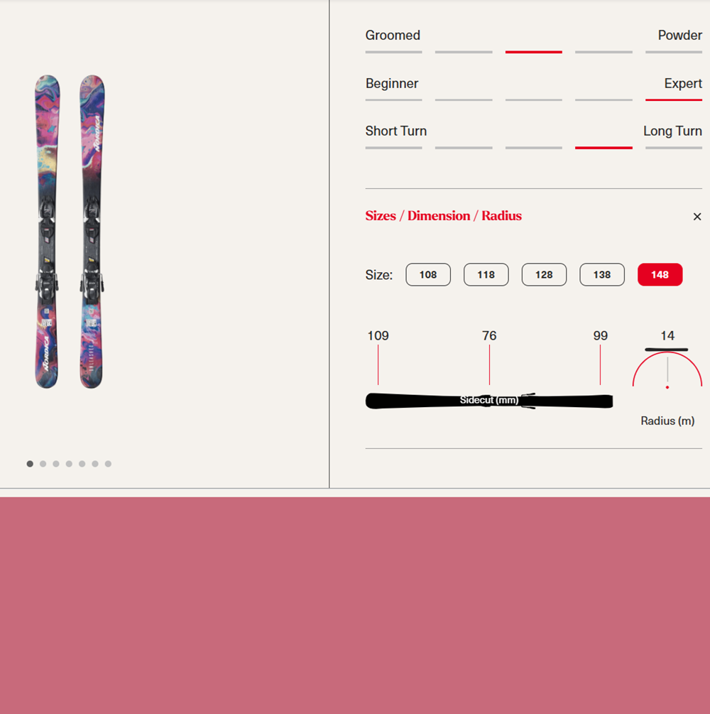 Nordica Unleashed Jr 70 Ski Combo Blue 148