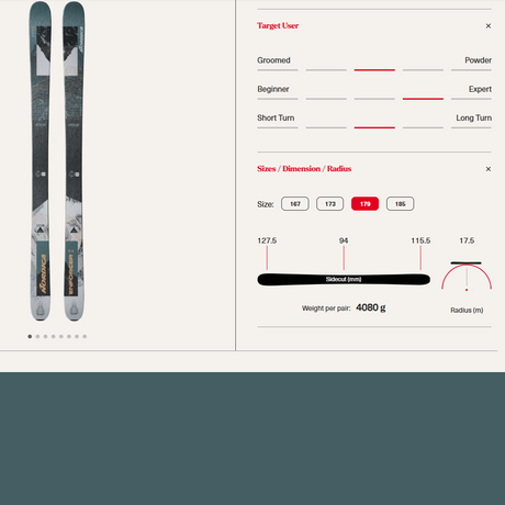 Nordica Enforcer 94 Skis Grey 179