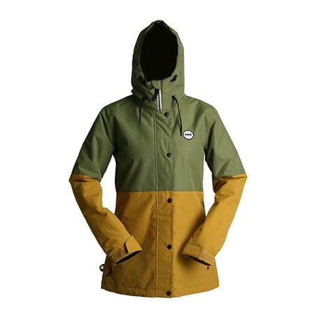 Ride Brighton Womens Snow Jacket Army Gold