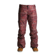 Ride Roxhill Womens Snow Pants Magic Carpet Print Red