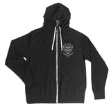 Ride Fearless ZipUp Hoody Black