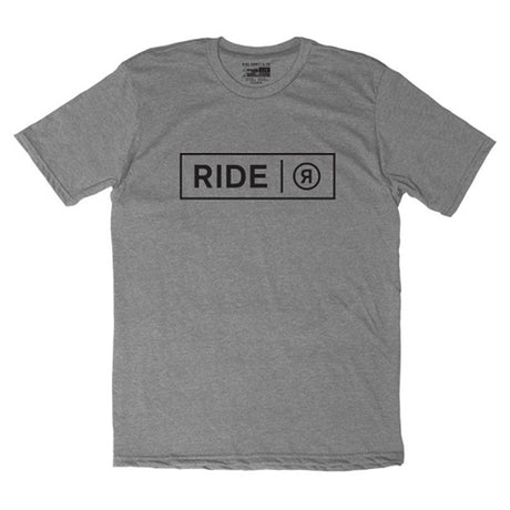 Ride Brand Box Mens Tshirt Grey Heather