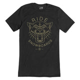 Ride Fearless Tshirt Womens Black - Small