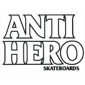 Anti Hero BlackHero Stacked Decal Sticker Black White 6inch