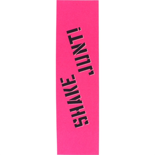 Shake Junt Logo Grip Tape Sheet Pink 9x33