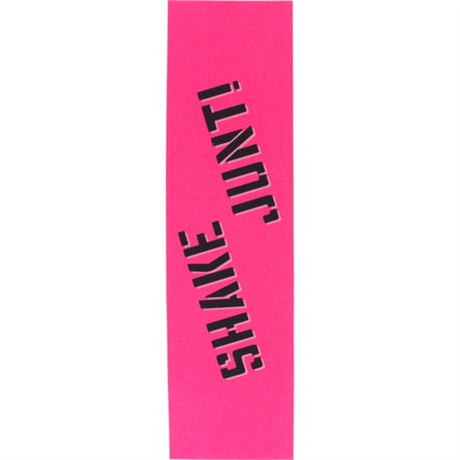 Shake Junt Logo Grip Tape Sheet Pink 9x33