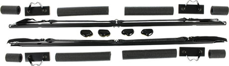 BLOCK SURF HARD RACK GUTTERLESS Black (1 SET)