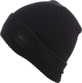 ABC Reed Cuff Beanie Black OneSize
