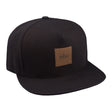 ABC Miles 5 Panel Hat Black Snapback