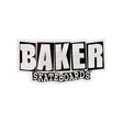 Baker Brand Logo Sticker Small Black White 4inch