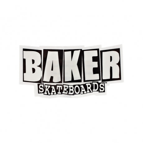 Baker Brand Logo Sticker Small Black White 4inch