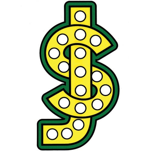 Shake Junt SJ Logo Sticker MINI Green Yellow 1inch
