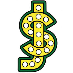 Shake Junt SJ Logo Sticker MINI Green Yellow 1inch