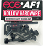 ACE 1" ALLEN HOLLOW W/GRIPPERS HARDWARE SET BLK