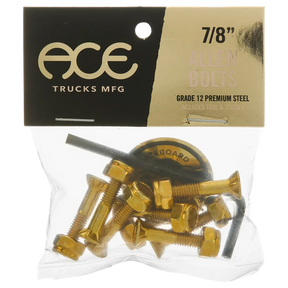ACE 7/8" ALLEN HARDWARE SET GOLD