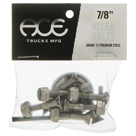 ACE 7/8" ALLEN HARDWARE SET SILVER