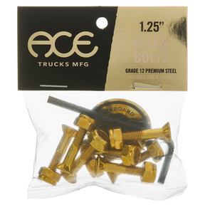 ACE 1.25" ALLEN HARDWARE SET GOLD