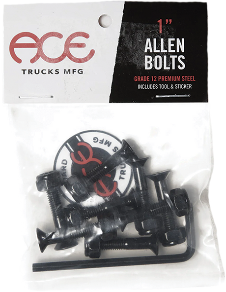 ACE 1.25" ALLEN HARDWARE SET BLACK