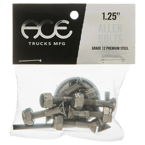 ACE 1.25" ALLEN HARDWARE SET SILVER