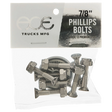 ACE 7/8" PHILLIPS HARDWARE SET SILVER