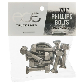 ACE 7/8" PHILLIPS HARDWARE SET SILVER