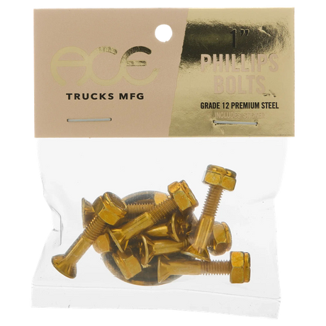ACE 1" PHILLIPS HARDWARE SET GOLD
