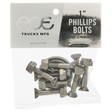 ACE 1" PHILLIPS HARDWARE SET SILVER