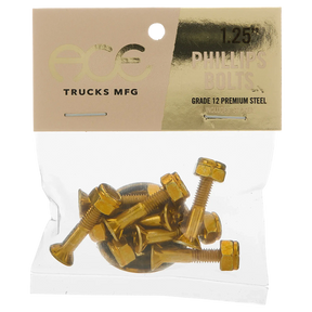 ACE 1.25" PHILLIPS HARDWARE SET GOLD
