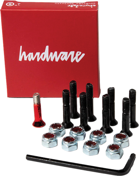 CHOCOLATE 1" ALLEN HARDWARE SET
