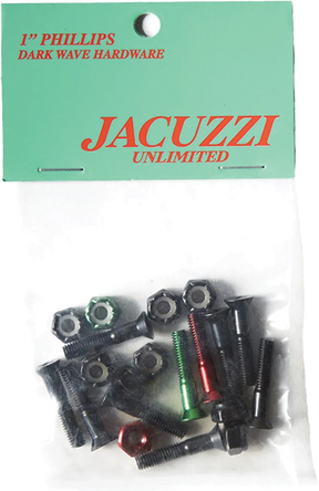 JACUZZI 1" PH HARDWARE SET - DARK WAVE BLACK/MULT