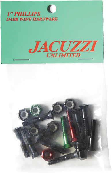 JACUZZI 1" PH HARDWARE SET - DARK WAVE BLACK/MULT