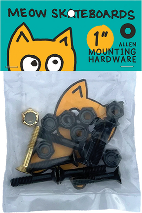 MEOW 1" ALLEN HARDWARE SET BLK/YEL