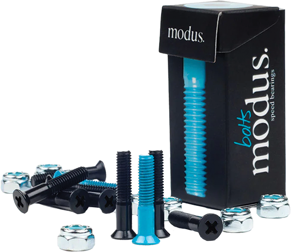 MODUS 1-1/4" PHILLIPS HARDWARE BLK/BLUE single set