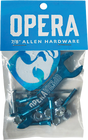 OPERA 7/8" ALLEN HARDWARE SET BLU/SIL