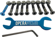 OPERA 1" ALLEN HARDWARE SET BLK/BLUE