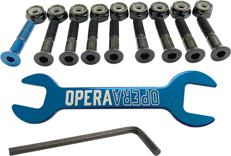 OPERA 1" ALLEN HARDWARE SET BLK/BLUE