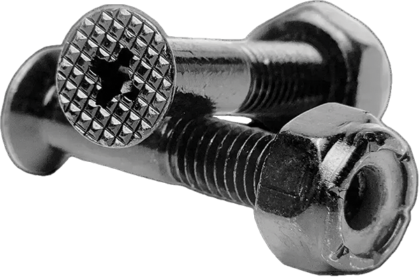 SCREW CITY HARDWARE SET 1" GEMS ONYX BLK