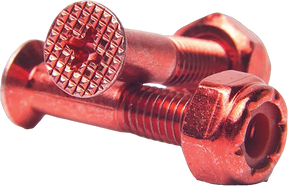 SCREW CITY HARDWARE SET 1" GEMS RUBY RED