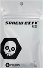 SCREW CITY REGS PHILLIPS HARDWARE SET 1" BLACK