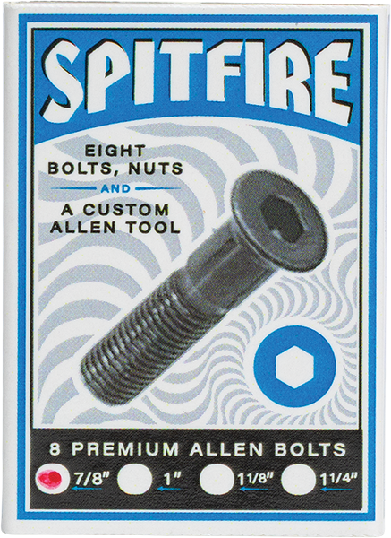 SPITFIRE ALLEN HARDWARE SET 7 8"
