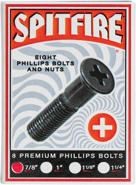 SPITFIRE PHILLIPS HARDWARE SET 7 8"