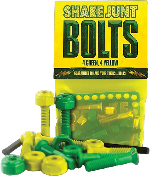 SHAKE JUNT BAG-O-BOLTS ALL GRN & YEL 7/8"(ALLEN) 1set