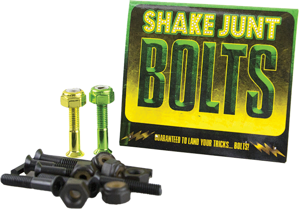 SHAKE JUNT BAG-O-BOLTS BLK/GRN/YEL 1" PHILLIPS 1set