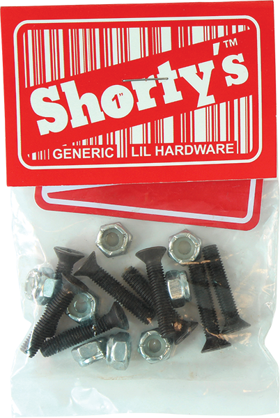 SHORTY'S GENERIC HARDWARE SET 1" PH BLACK